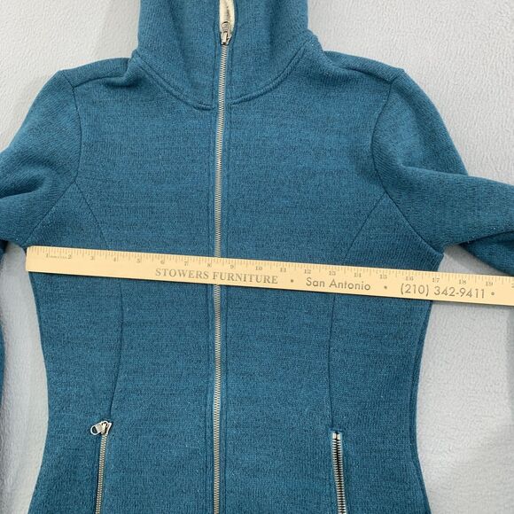 Kuhl Flight Jacket Womens Extra Small Fleece Lined Hooded Full Zip XS Winter - Picture 7 of 16